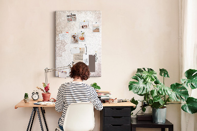 Nástenka do detskej izby Jemný vzor mandaly na svetlom pozadí