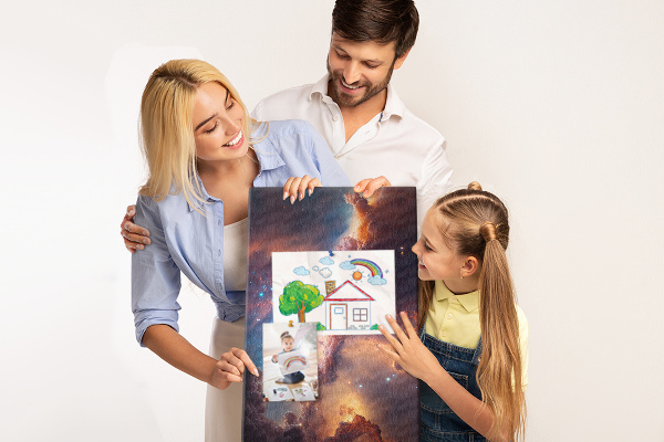 Korková nástenka Kozmické javy v farebnej galaxii