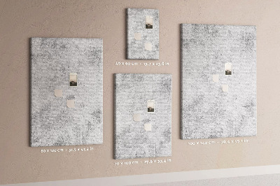 Korková nástenka Minimalistická sivá s textúrou betónu