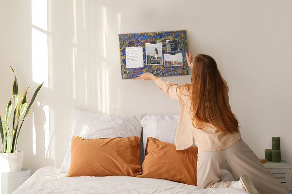 Nástenka Staroveká mapa sveta v sýtych farbách