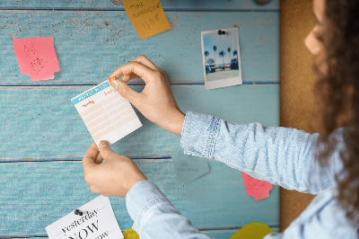 Korková tabuľa Letná dovolenka na pláži s príslušenstvom