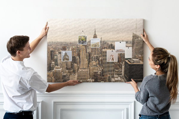 Nástenka Panoráma New Yorku s mrakodrapmi