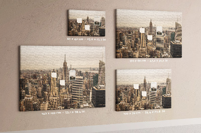 Nástenka Panoráma New Yorku s mrakodrapmi
