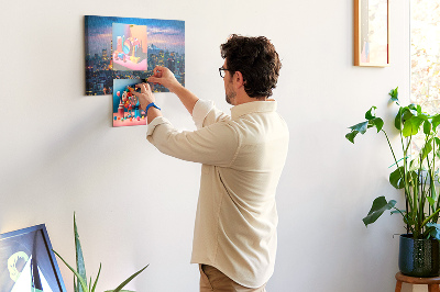 Nástenka Západ slnka nad Tokiom a Fudži