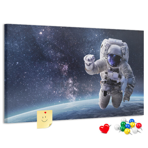 Korková tabuľa Astronaut vo vesmíre