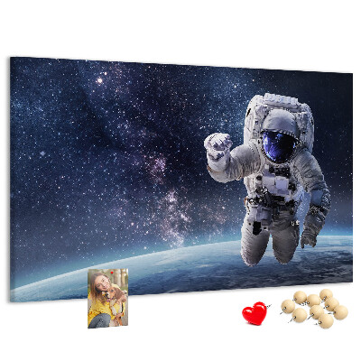Korková tabuľa Astronaut vo vesmíre