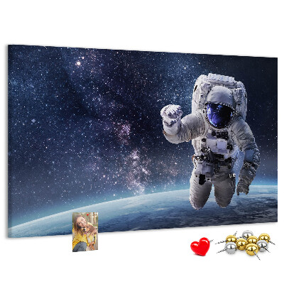 Korková tabuľa Astronaut vo vesmíre