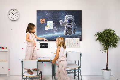 Korková tabuľa Astronaut vo vesmíre