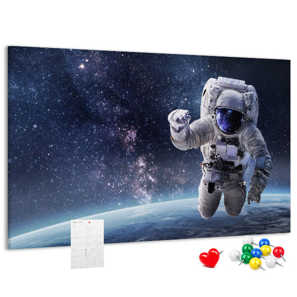 Korková tabuľa Astronaut vo vesmíre