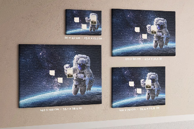 Korková tabuľa Astronaut vo vesmíre