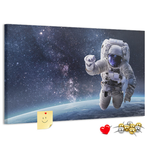 Korková tabuľa Astronaut vo vesmíre