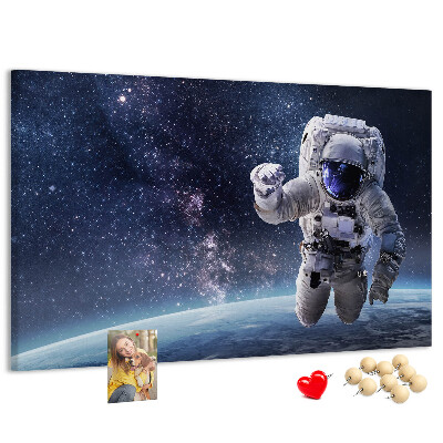 Korková tabuľa Astronaut vo vesmíre