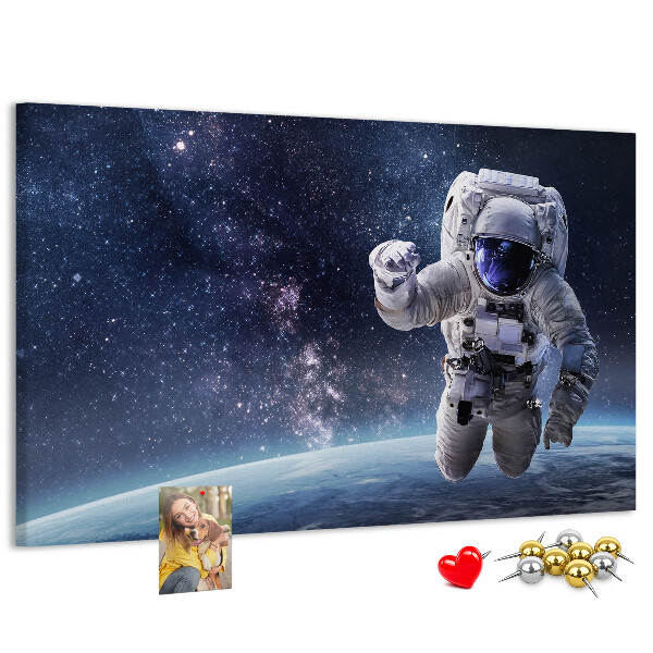 Korková tabuľa Astronaut vo vesmíre