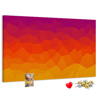 Nástenka Farebný gradient v odtieňoch oranžovej.
