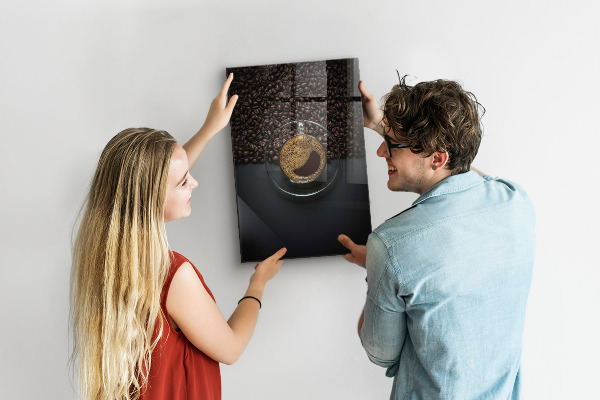 Magnetická tabuľa na magnetky Káva a semená