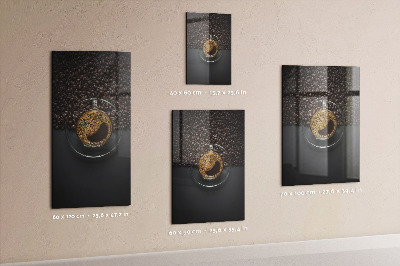 Magnetická tabuľa na magnetky Káva a semená