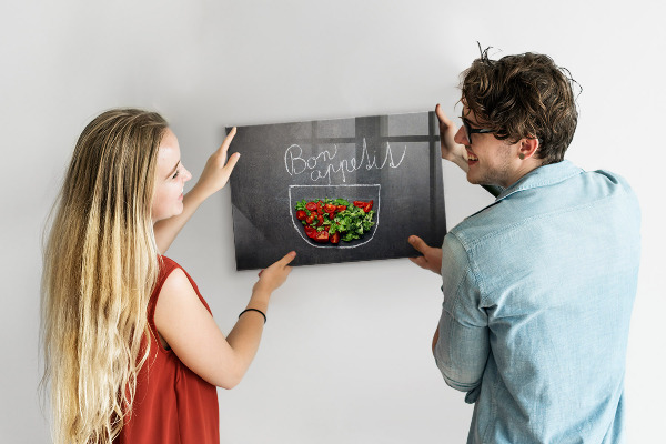 Magnetická tabuľa nápis Bon appetit