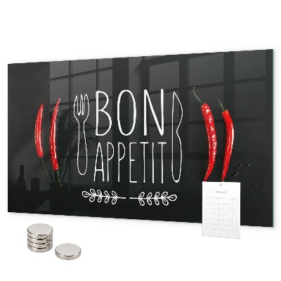 Magnetická tabuľa Nápis Bon appetit