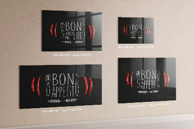 Magnetická tabuľa Nápis Bon appetit