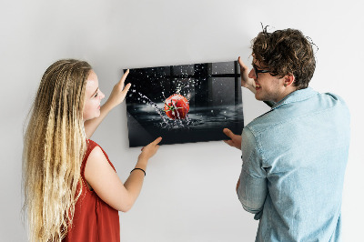 Magnetická tabuľa paradajka