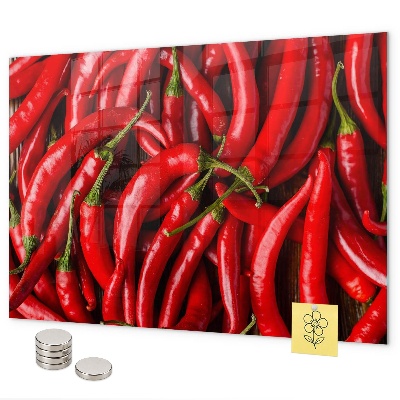 Magnetická tabuľa pálivé papriky