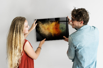 Magnetická tabuľa na stenu Rozliate korenie
