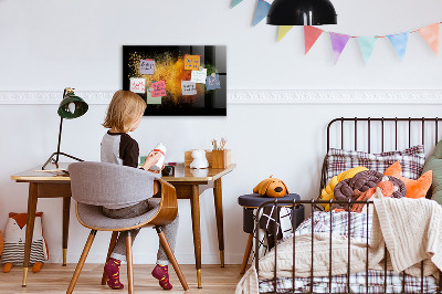 Magnetická tabuľa na stenu Rozliate korenie