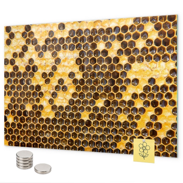 Magnetická tabuľa na stenu Voštinový plást