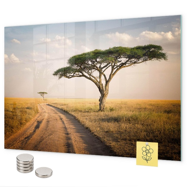 Magnetická tabuľa na stenu Africká krajina