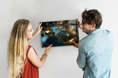 Magnetická tabuľa dekoratívna abstrakcia