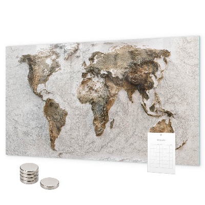Magnetická tabuľa Mapa starého sveta