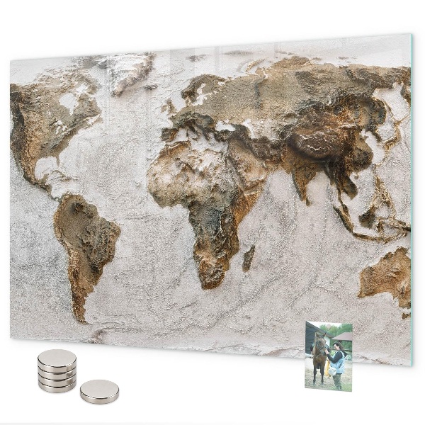 Magnetická tabuľa Mapa starého sveta