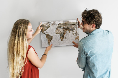 Magnetická tabuľa Mapa starého sveta