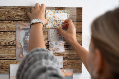 Magnetická tabuľa na stenu Drevené dosky