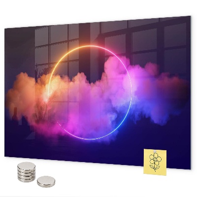 Magnetická tabuľa 3D abstrakcia dymu