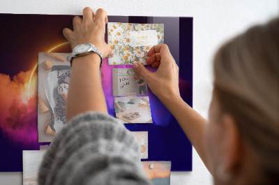 Magnetická tabuľa 3D abstrakcia dymu