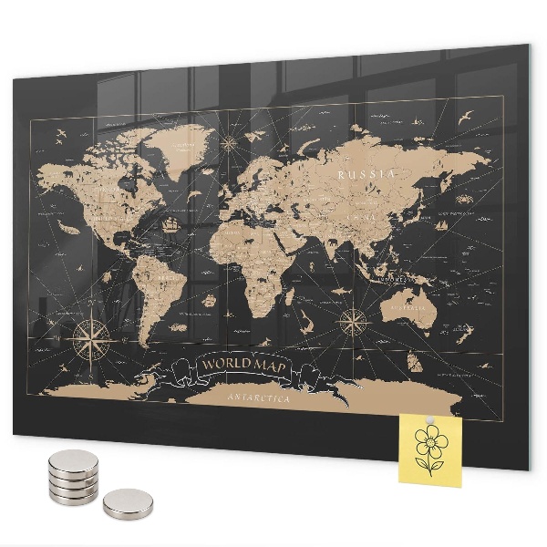 Magnetická tabuľa Mapa starého sveta