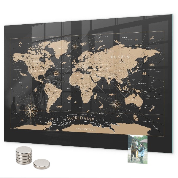 Magnetická tabuľa Mapa starého sveta