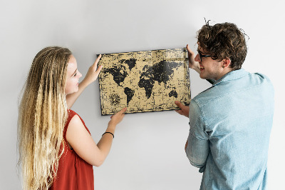 Magnetická tabuľa Mapa starého sveta
