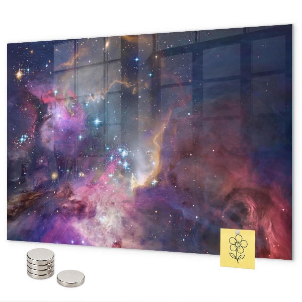 Magnetická tabuľa na stenu Galaxický svet