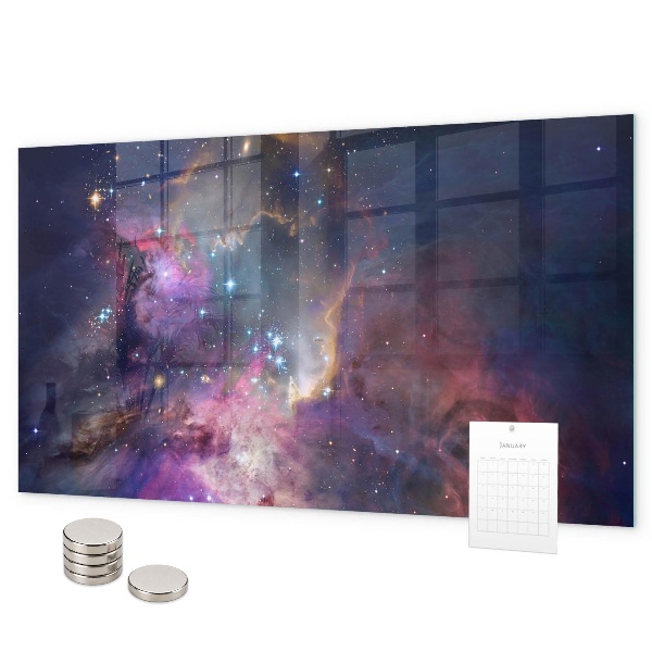 Magnetická tabuľa na stenu Galaxický svet
