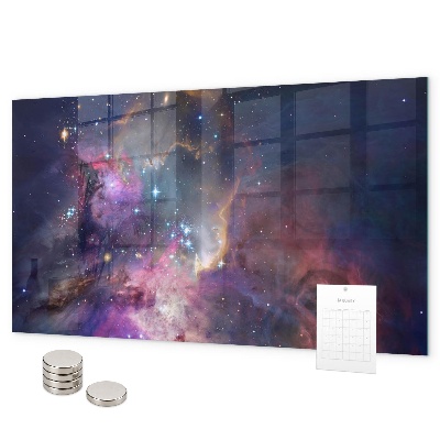 Magnetická tabuľa na stenu Galaxický svet
