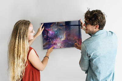 Magnetická tabuľa na stenu Galaxický svet