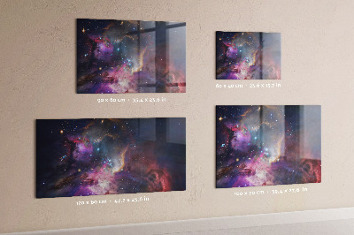 Magnetická tabuľa na stenu Galaxický svet