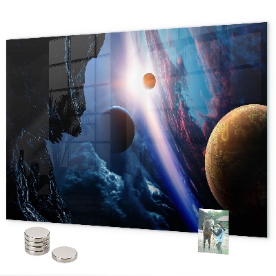 Magnetická tabuľa veľká galaxia