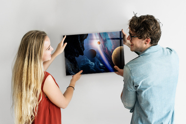 Magnetická tabuľa veľká galaxia
