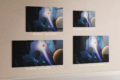 Magnetická tabuľa veľká galaxia