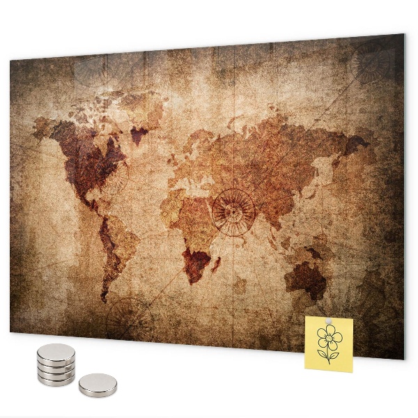 Magnetická tabuľa Mapa starého sveta