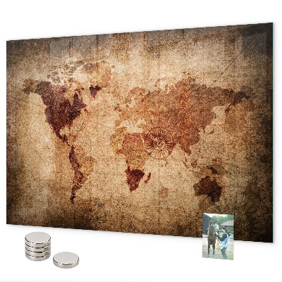 Magnetická tabuľa Mapa starého sveta