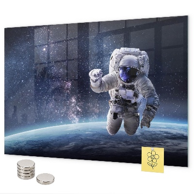 Magnetická tabuľa na stenu astronaut
